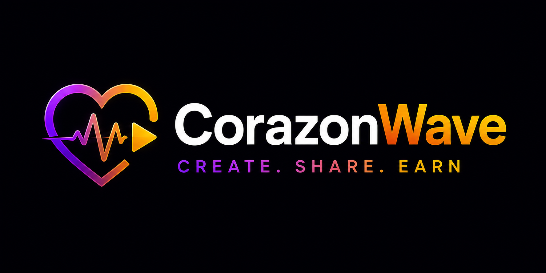 CorazonWave — Create. Share. Earn.